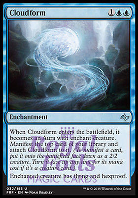 **1x FOIL Cloudform** FRF MTG Fate Reforged Uncommon MINT blue **1x FOIL Cloudform** FRF MTG Fate Reforged Uncommon MINT blue