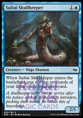**4x FOIL Sultai Skullkeeper* FRF MTG Fate Reforged Common MINT blue **4x FOIL Sultai Skullkeeper* FRF MTG Fate Reforged Common MINT blue
