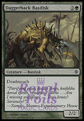 **4x FOIL Daggerback Basilisk** ROE MTG Rise of Eldrazi Common MINT green **4x FOIL Daggerback Basilisk** ROE MTG Rise of Eldrazi Common MINT green