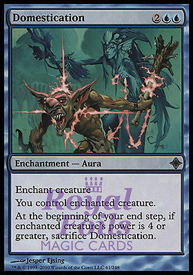 **2x FOIL Domestication** ROE MTG Rise of Eldrazi Uncommon MINT blue **2x FOIL Domestication** ROE MTG Rise of Eldrazi Uncommon MINT blue