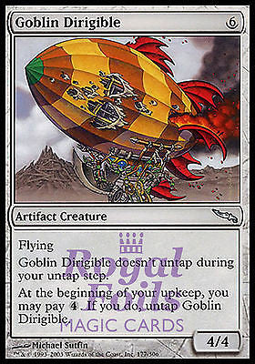 **3x FOIL Goblin Dirigible** MDN MTG Mirrodin Uncommon MINT artifact **3x FOIL Goblin Dirigible** MDN MTG Mirrodin Uncommon MINT artifact