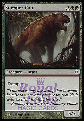 **4x FOIL Stomper Cub** ROE MTG Rise of Eldrazi Common MINT green **4x FOIL Stomper Cub** ROE MTG Rise of Eldrazi Common MINT green