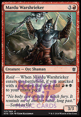**4x FOIL Mardu Warshrieker** MTG KTK Khans of Tarkir Common MINT red **4x FOIL Mardu Warshrieker** MTG KTK Khans of Tarkir Common MINT red