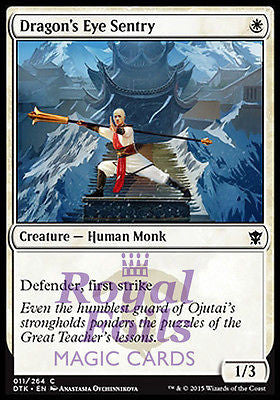**4x FOIL Dragon's Eye Sentry** DTK MTG Dragons of Tarkir Common MINT white **4x FOIL Dragon's Eye Sentry** DTK MTG Dragons of Tarkir Common MINT white