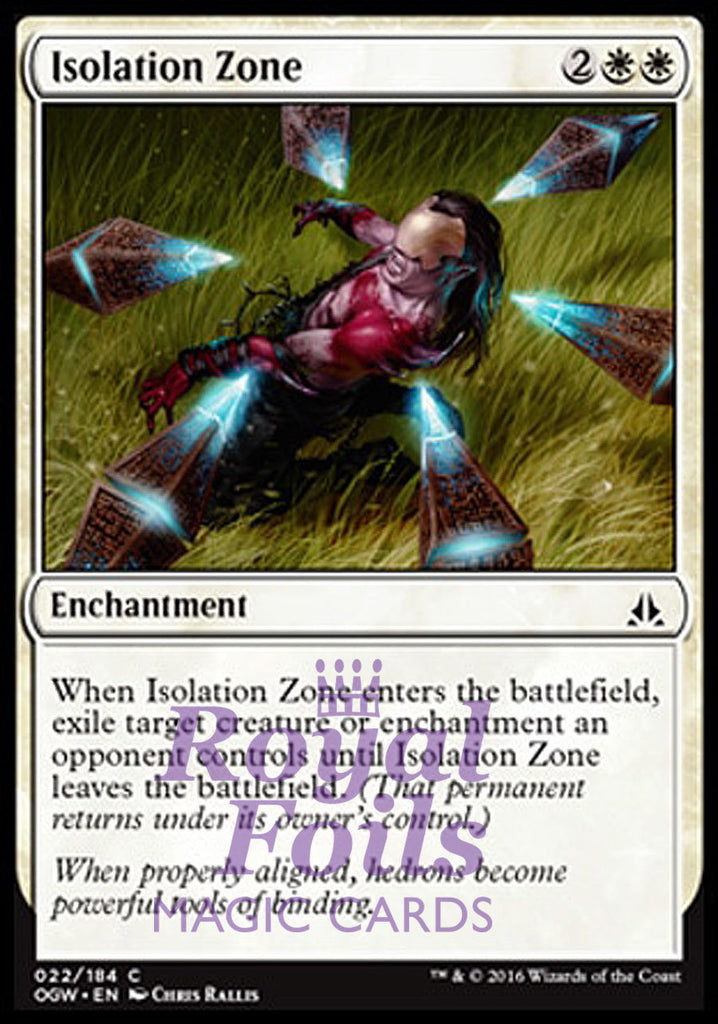 **4x FOIL Isolation Zone** OGW MTG Oath of the Gatewatch Common MINT white **4x FOIL Isolation Zone** OGW MTG Oath of the Gatewatch Common MINT white