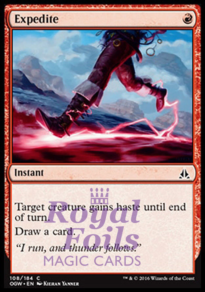 **4x FOIL Expedite** OGW MTG Oath of the Gatewatch Common MINT red **4x FOIL Expedite** OGW MTG Oath of the Gatewatch Common MINT red