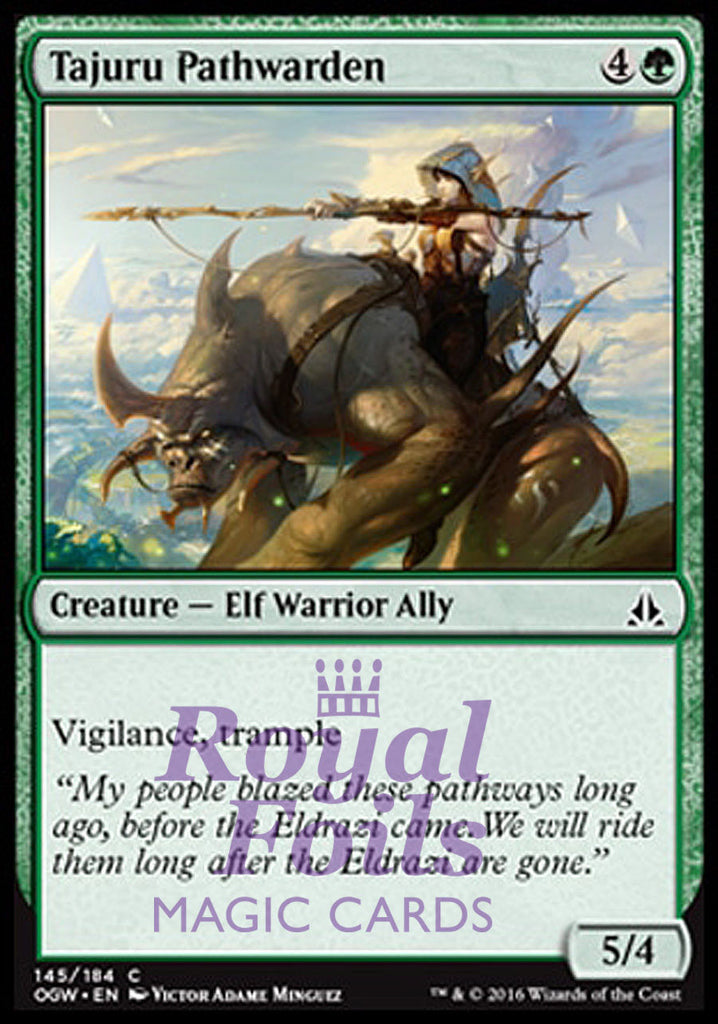 **4x FOIL Tajuru Pathwarden OGW MTG Oath of the Gatewatch Common 2 MT 2 NM green **4x FOIL Tajuru Pathwarden OGW MTG Oath of the Gatewatch Common 2 MT 2 NM green