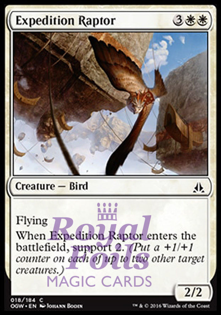 **4x FOIL Expedition Raptor OGW MTG Oath of the Gatewatch Common MINT white **4x FOIL Expedition Raptor OGW MTG Oath of the Gatewatch Common MINT white