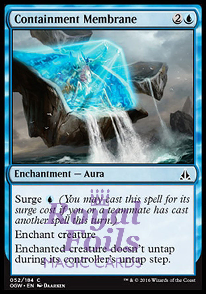 Containment Membrane 4x FOIL OGW MTG Oath of the Gatewatch Common NM blue Containment Membrane 4x FOIL OGW MTG Oath of the Gatewatch Common NM blue