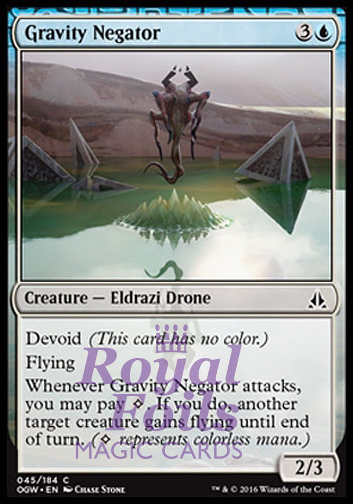**4x FOIL Gravity Negator** OGW MTG Oath of the Gatewatch Common MINT blue **4x FOIL Gravity Negator** OGW MTG Oath of the Gatewatch Common MINT blue