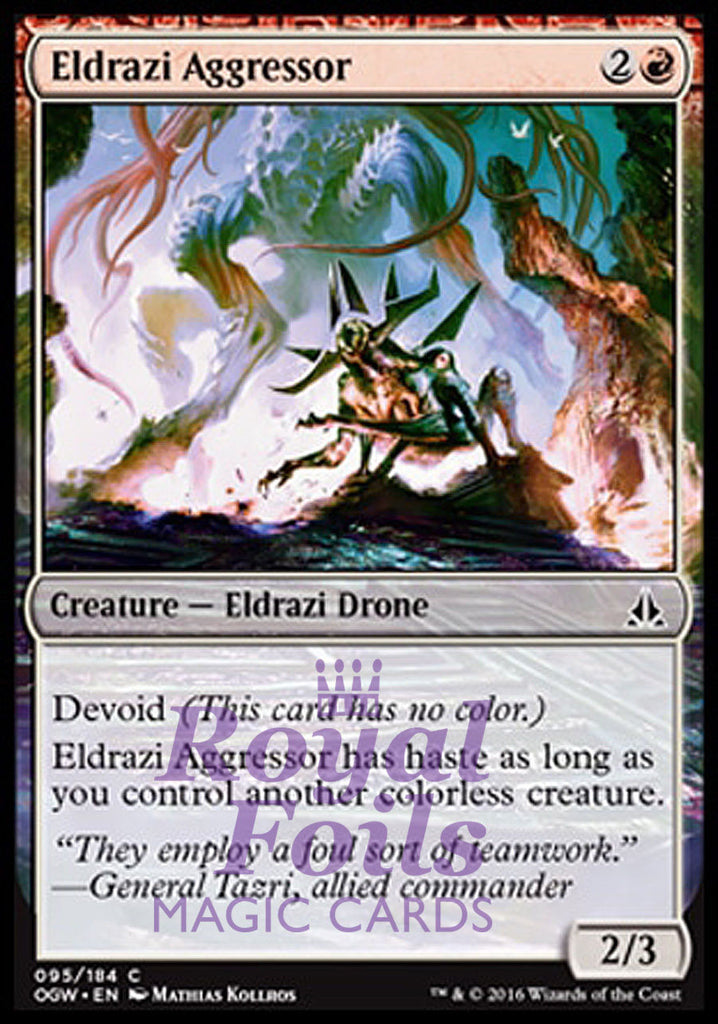 Eldrazi Aggressor 4x FOIL OGW MTG Oath of the Gatewatch Common MINT red Eldrazi Aggressor 4x FOIL OGW MTG Oath of the Gatewatch Common MINT red
