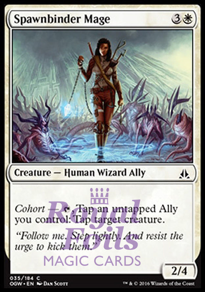 Spawnbinder Mage 4x FOIL OGW MTG Oath of the Gatewatch Common MINT white Spawnbinder Mage 4x FOIL OGW MTG Oath of the Gatewatch Common MINT white