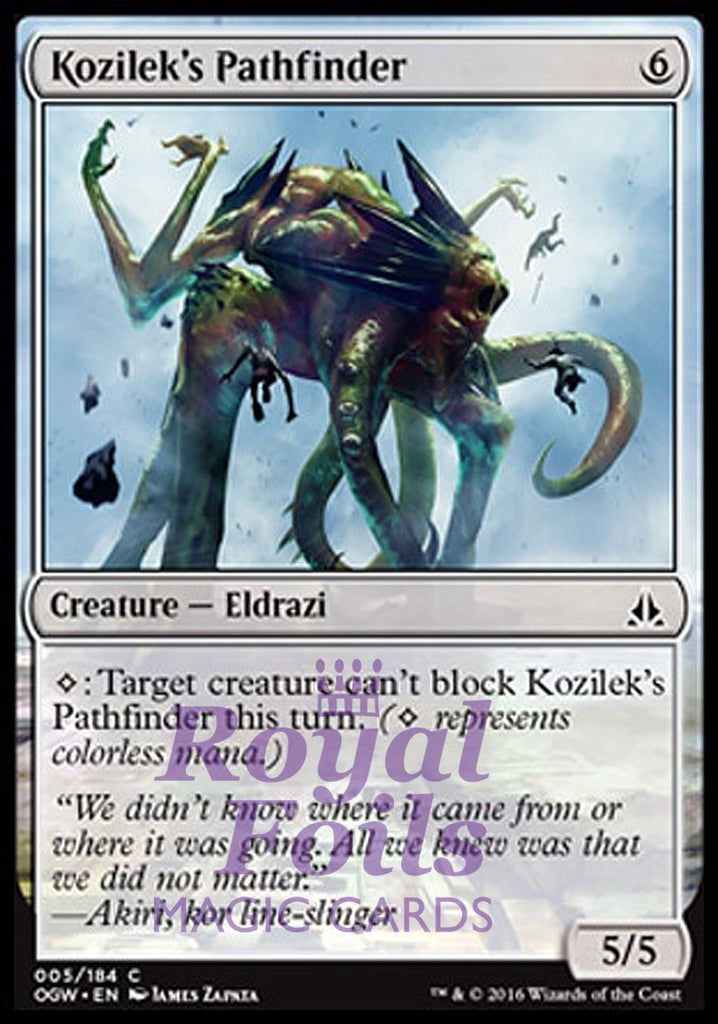 **4x FOIL Kozilek's Pathfinder OGW MTG Oath of the Gatewatch Common MINT colorless **4x FOIL Kozilek's Pathfinder OGW MTG Oath of the Gatewatch Common MINT colorless