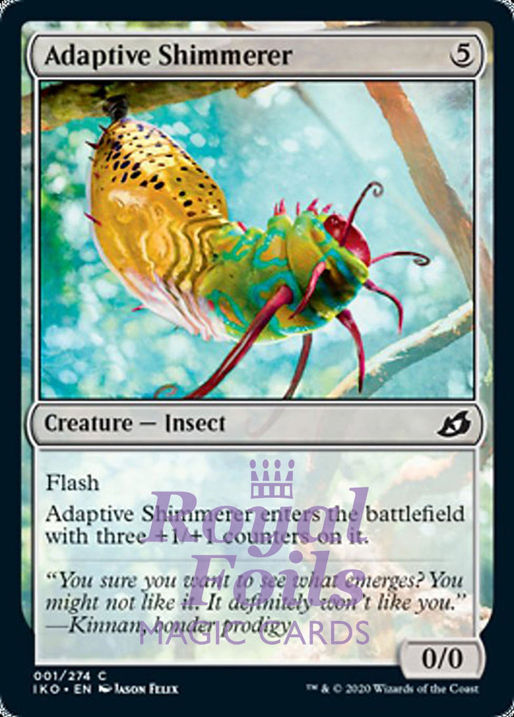 Adaptive Shimmerer 4x FOIL IKO MTG Ikoria Common MINT colorless Adaptive Shimmerer 4x FOIL IKO MTG Ikoria Common MINT colorless