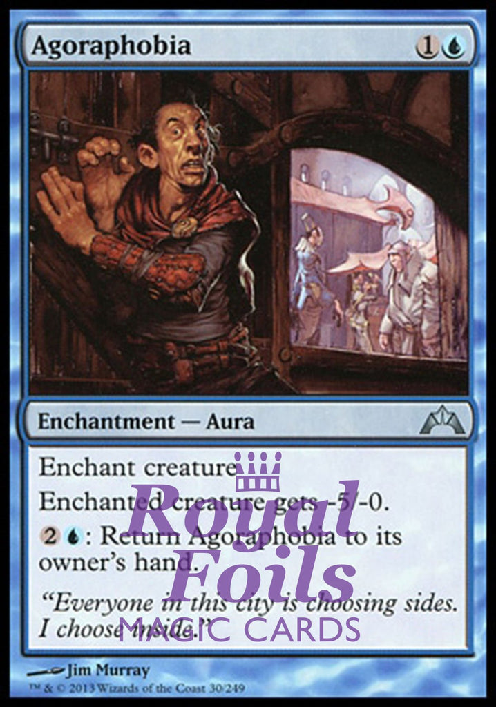 Agoraphobia 4x FOIL GTC MTG Gatecrash Uncommon MINT blue Agoraphobia 4x FOIL GTC MTG Gatecrash Uncommon MINT blue