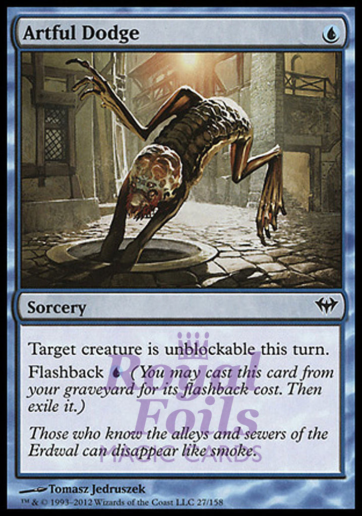 Artful Dodge 2x FOIL DKA MTG Dark Ascension Common 1 MINT 1 NM blue Artful Dodge 2x FOIL DKA MTG Dark Ascension Common 1 MINT 1 NM blue