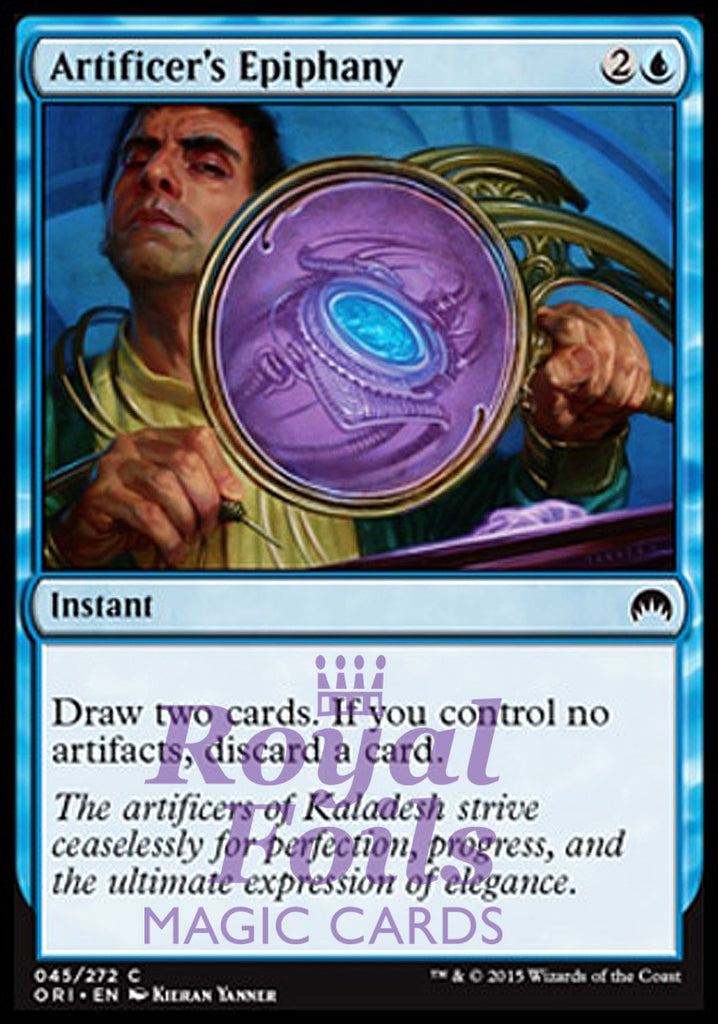 Artificer's Epiphany 4x FOIL ORI MTG Magic Origins Common MINT blue Artificer's Epiphany 4x FOIL ORI MTG Magic Origins Common MINT blue