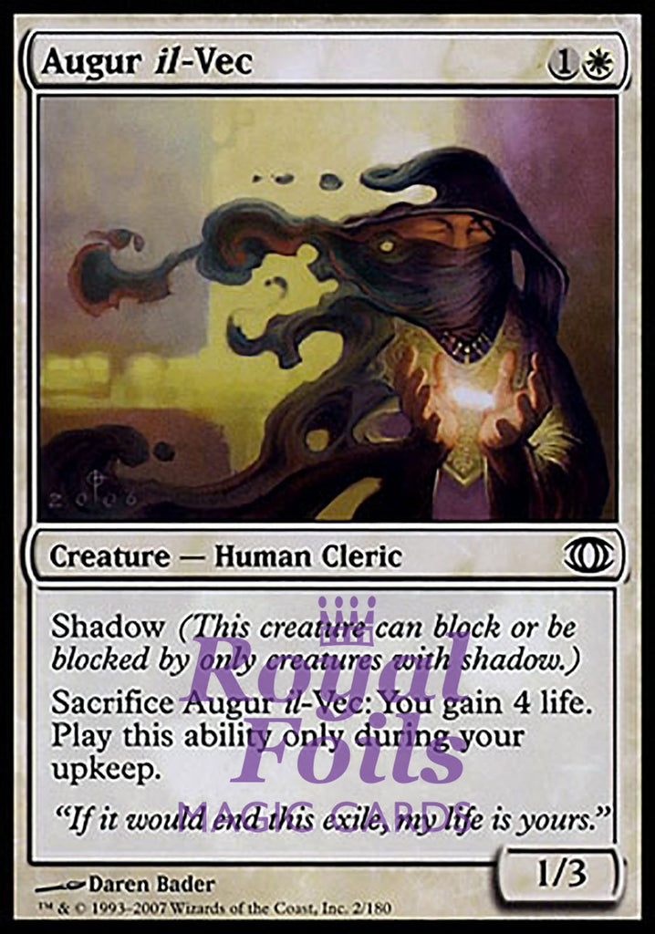 Augur il-Vec 4x FOIL FUT MTG Future Sight Common NM+ white Augur il-Vec 4x FOIL FUT MTG Future Sight Common NM+ white