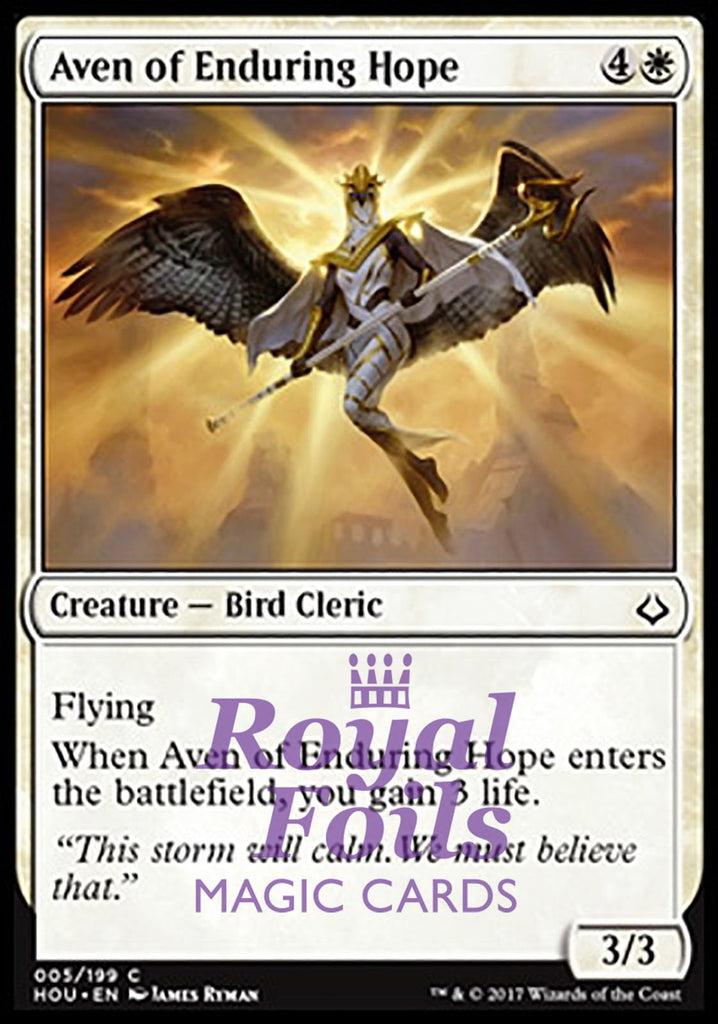 Aven Reedstalker 4x FOIL HOU MTG Hour of Devastation Common MINT white Aven Reedstalker 4x FOIL HOU MTG Hour of Devastation Common MINT white