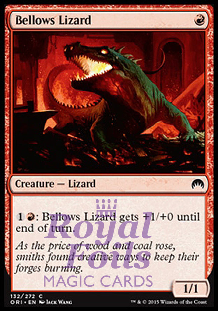 Bellows Lizard 4x FOIL ORI MTG Magic Origins Common MINT red Bellows Lizard 4x FOIL ORI MTG Magic Origins Common MINT red