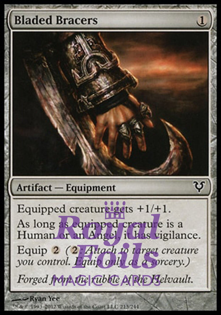 Bladed Bracers 3x FOIL AVR MTG Avacyn Restored Common MINT artifact Bladed Bracers 3x FOIL AVR MTG Avacyn Restored Common MINT artifact
