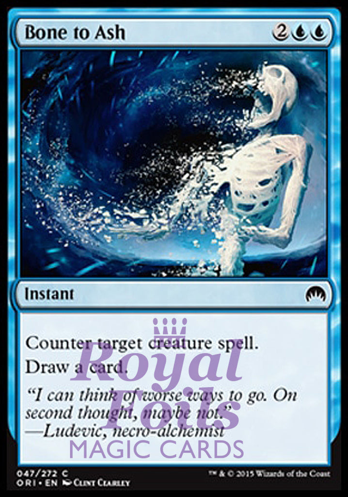 Bone to Ash 4x FOIL ORI MTG Magic Origins Common MINT blue Bone to Ash 4x FOIL ORI MTG Magic Origins Common MINT blue