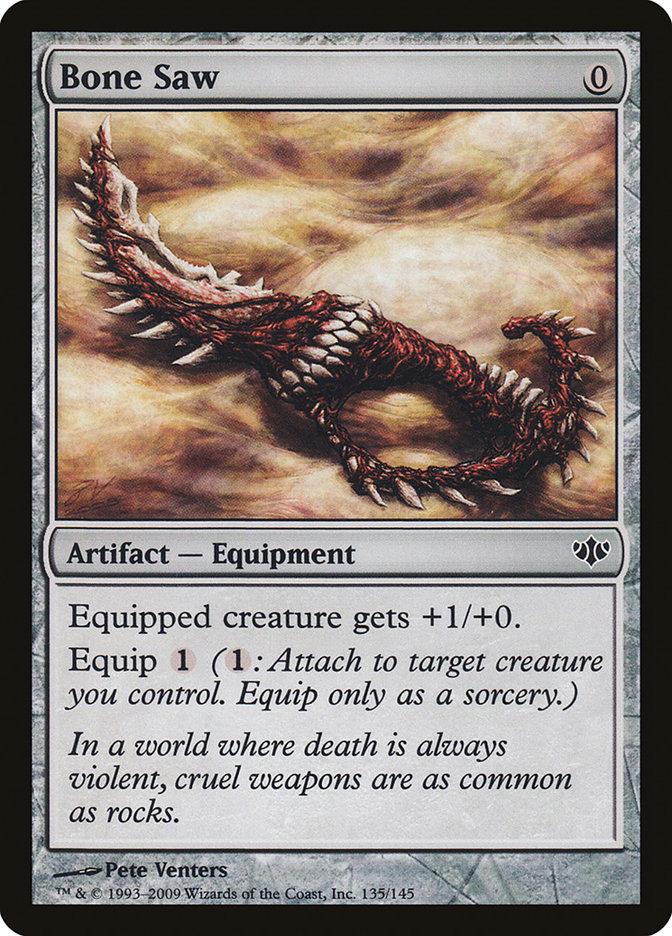 Bone Saw 2x FOIL CON MTG Conflux Common MINT artifact equipment Bone Saw 2x FOIL CON MTG Conflux Common MINT artifact equipment