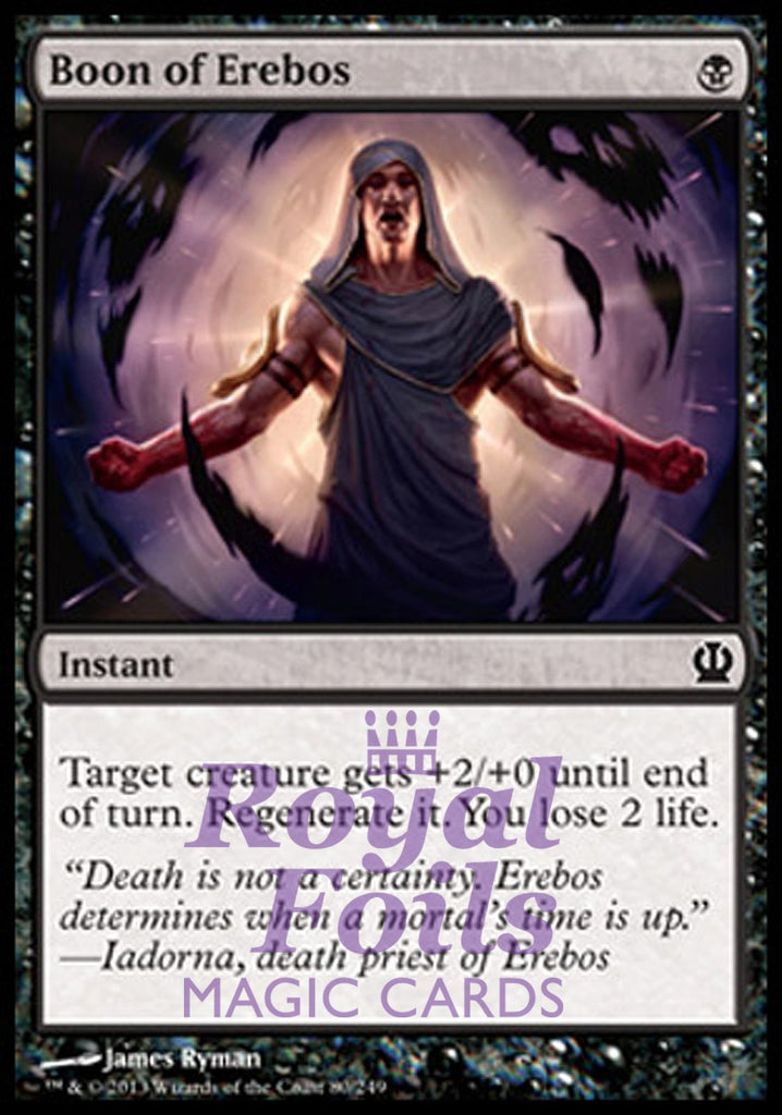 Boon of Erebos 4x FOIL THS MTG Theros Common MINT black Boon of Erebos 4x FOIL THS MTG Theros Common MINT black