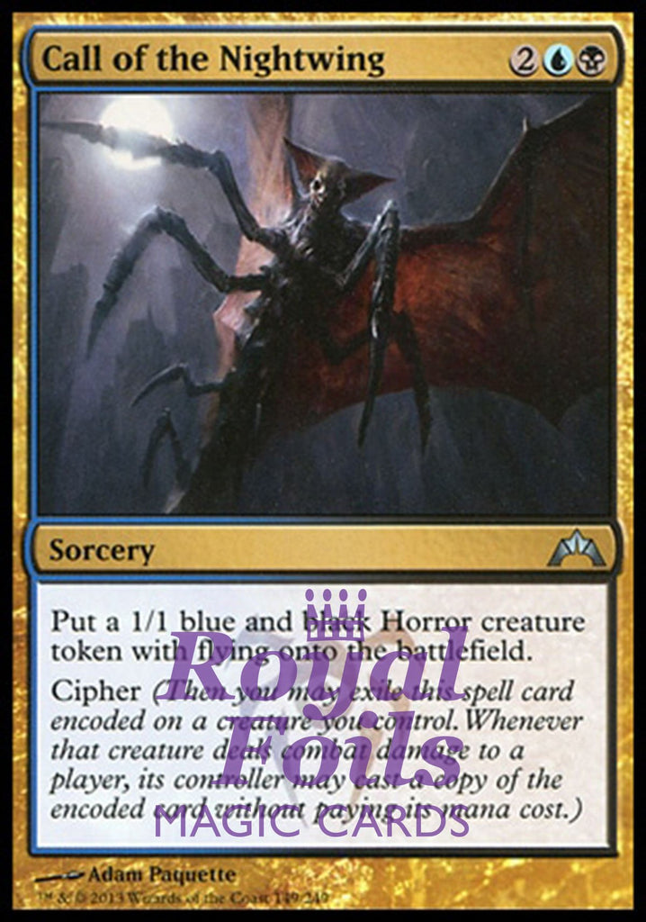 Call of the Nightwing 2x FOIL GTC MTG Gatecrash Uncommon MINT blue black Call of the Nightwing 2x FOIL GTC MTG Gatecrash Uncommon MINT blue black