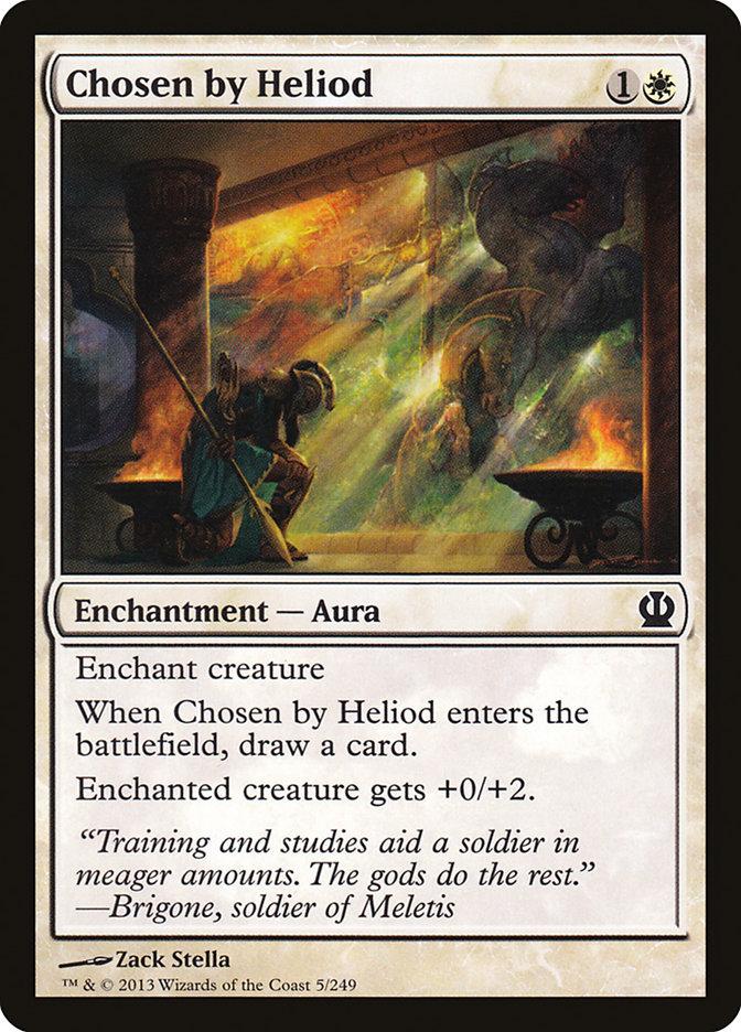 Chosen by Heliod 4x FOIL THS MTG Theros Common MINT white Chosen by Heliod 4x FOIL THS MTG Theros Common MINT white