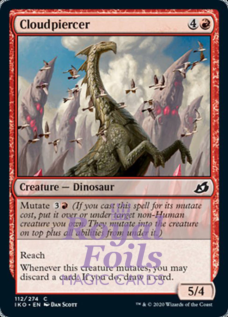 Cloudpiercer 4x FOIL IKO MTG Ikoria Common MINT red Cloudpiercer 4x FOIL IKO MTG Ikoria Common MINT red
