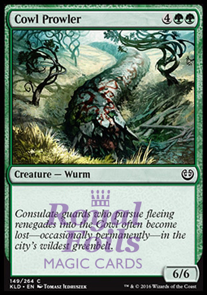 Cowl Prowler 4x FOIL KLD MTG Kaladesh Common MINT green Cowl Prowler 4x FOIL KLD MTG Kaladesh Common MINT green