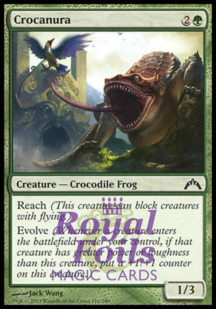 **4x FOIL Crocanura** GTC MTG Gatecrash Common MINT green **4x FOIL Crocanura** GTC MTG Gatecrash Common MINT green
