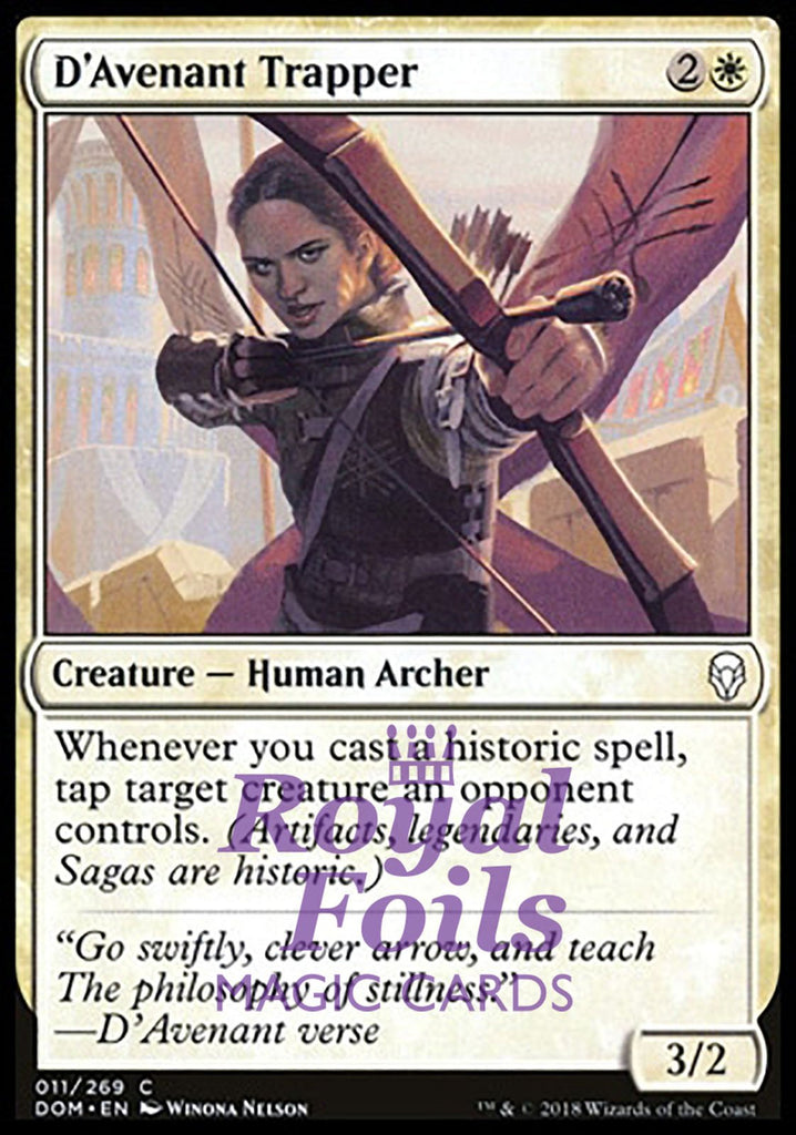 D'Avenant Trapper 4x FOIL DOM MTG Dominaria Common MINT white D'Avenant Trapper 4x FOIL DOM MTG Dominaria Common MINT white