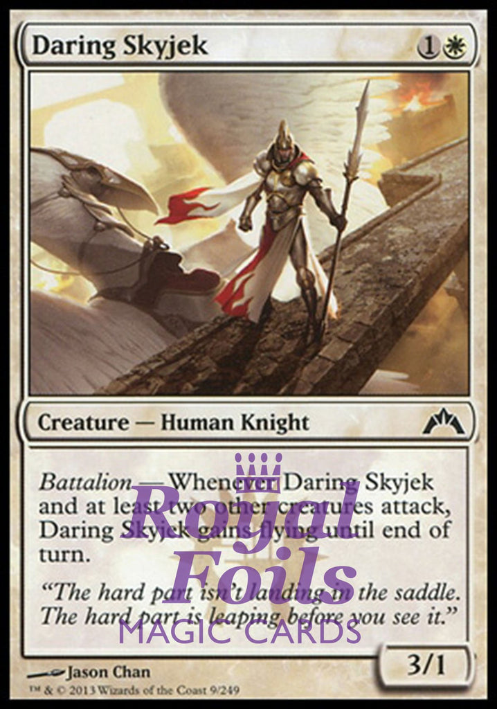 Daring Skyjek 4x FOIL GTC MTG Gatecrash Common MINT white Daring Skyjek 4x FOIL GTC MTG Gatecrash Common MINT white