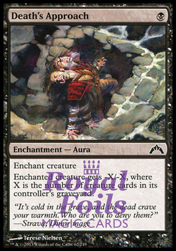 Death's Approach 4x FOIL GTC MTG Gatecrash Common MINT black Death's Approach 4x FOIL GTC MTG Gatecrash Common MINT black