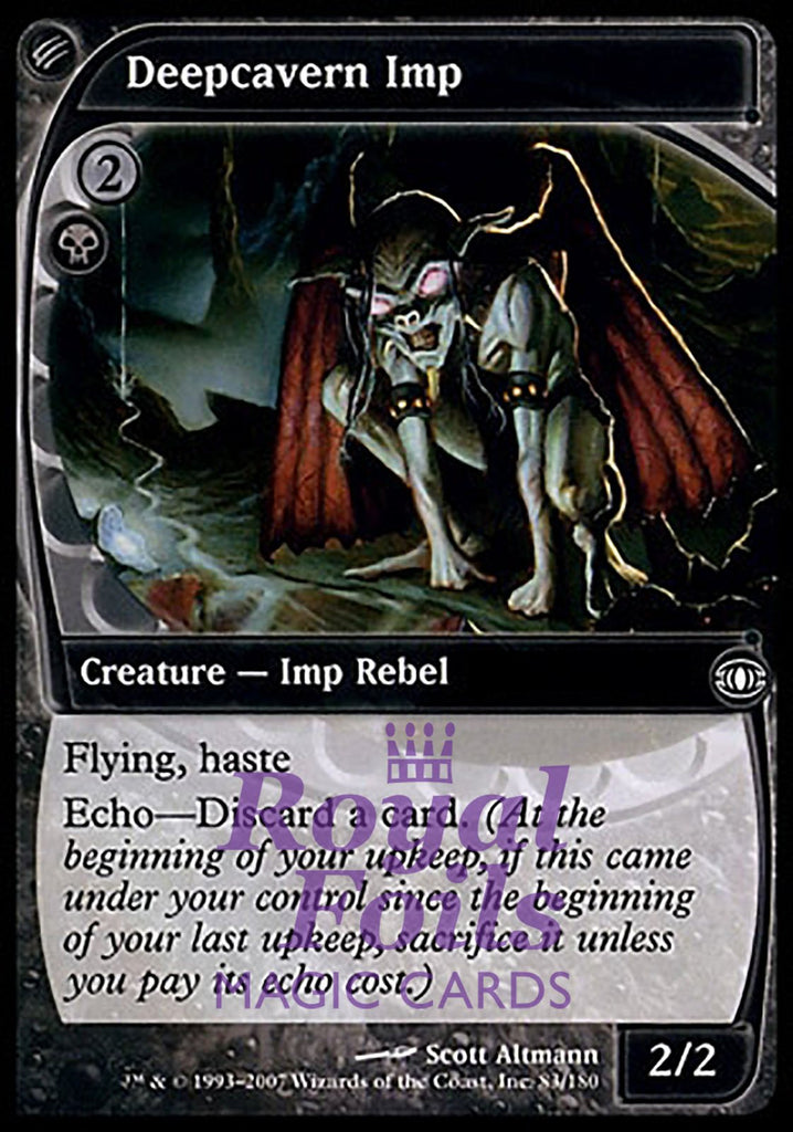 Deepcavern Imp 4x FOIL FUT MTG Future Sight Common NM+ black Deepcavern Imp 4x FOIL FUT MTG Future Sight Common NM+ black