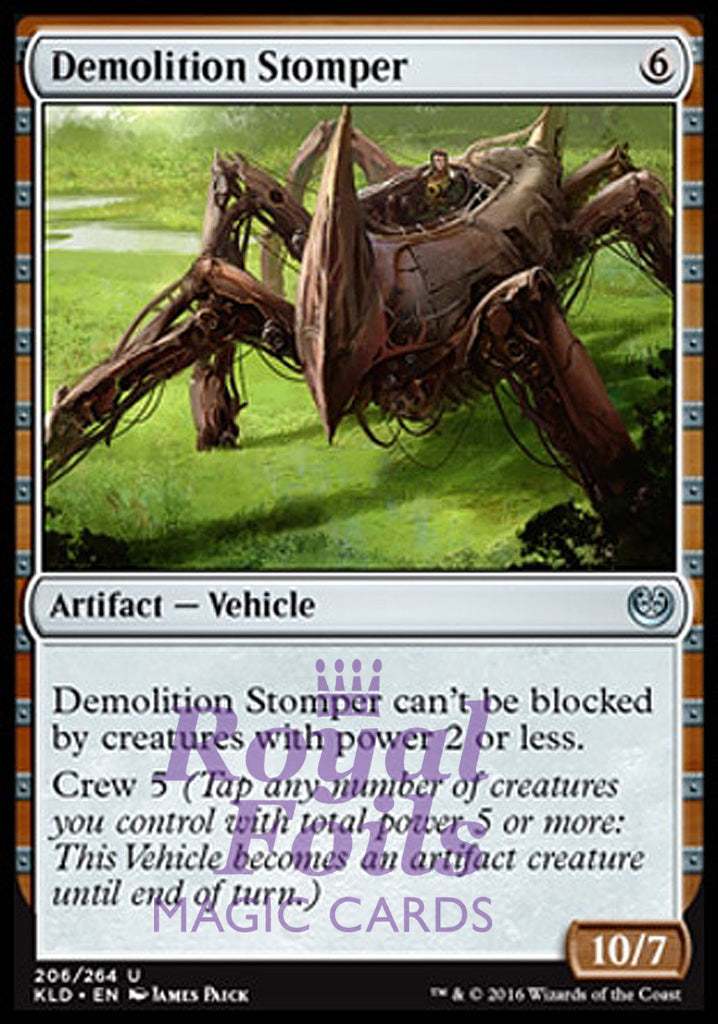 Demolition Stomper 2x FOIL KLD MTG Kaladesh Uncommon MINT artifact Demolition Stomper 2x FOIL KLD MTG Kaladesh Uncommon MINT artifact