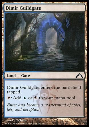 **2x FOIL Dimir Guildgate** GTC MTG Gatecrash Common MINT blue black land **2x FOIL Dimir Guildgate** GTC MTG Gatecrash Common MINT blue black land