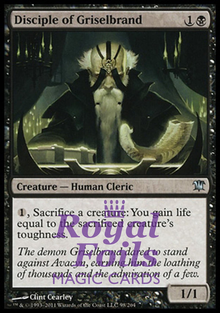 Disciple of Griselbrand 2x FOIL ISD MTG Innistrad Uncommon MINT black Disciple of Griselbrand 2x FOIL ISD MTG Innistrad Uncommon MINT black