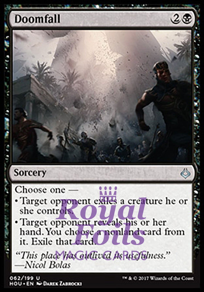 Doomfall 2x FOIL HOU MTG Hour of Devastation Uncommon MINT Doomfall 2x FOIL HOU MTG Hour of Devastation Uncommon MINT