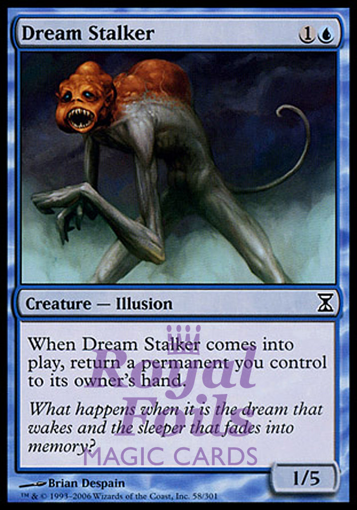**1x FOIL Dream Stalker** TSP MTG Time Spiral Common MINT blue **1x FOIL Dream Stalker** TSP MTG Time Spiral Common MINT blue