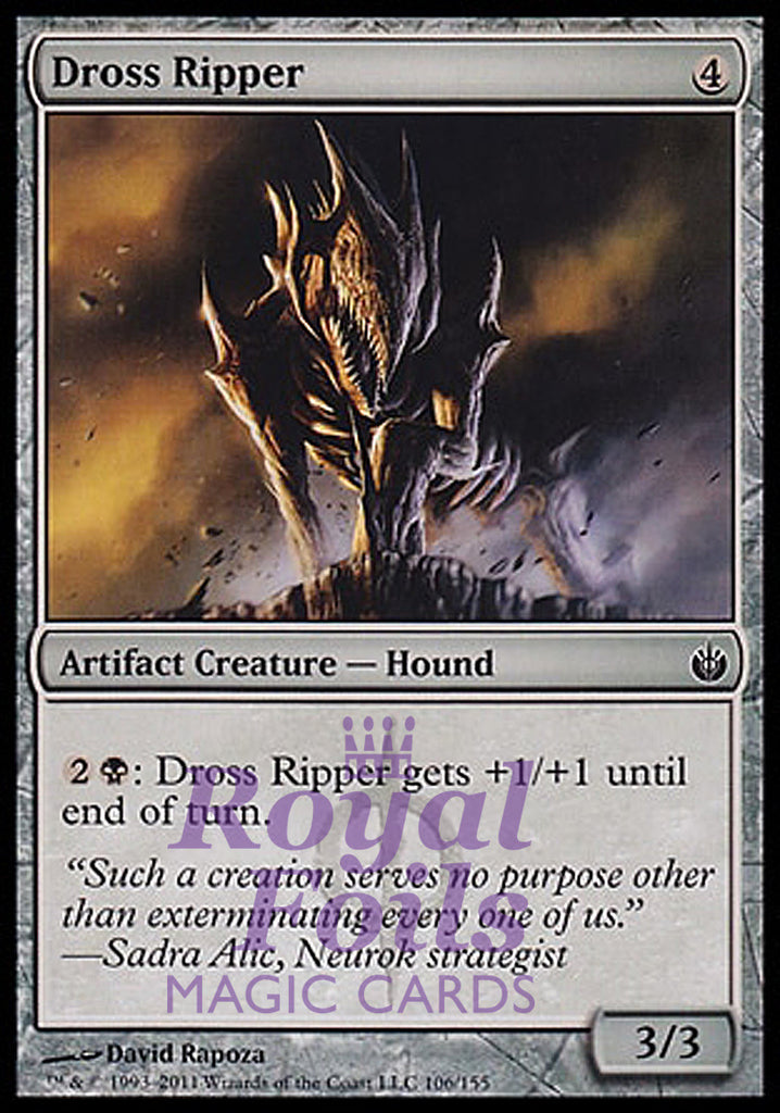 Dross Ripper 4x FOIL MBS MTG Mirrodin Besieged Common MINT artifact Dross Ripper 4x FOIL MBS MTG Mirrodin Besieged Common MINT artifact