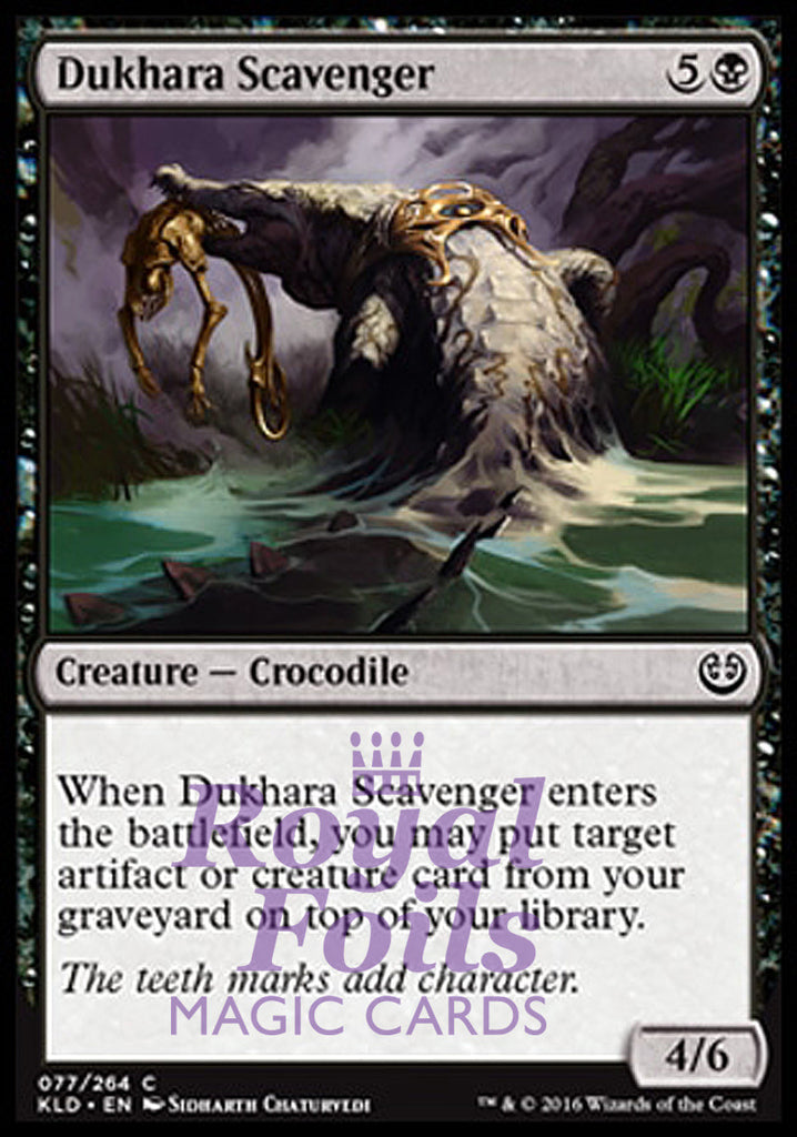 Dukhara Scavenger 4x FOIL KLD MTG Kaladesh Common MINT black Dukhara Scavenger 4x FOIL KLD MTG Kaladesh Common MINT black