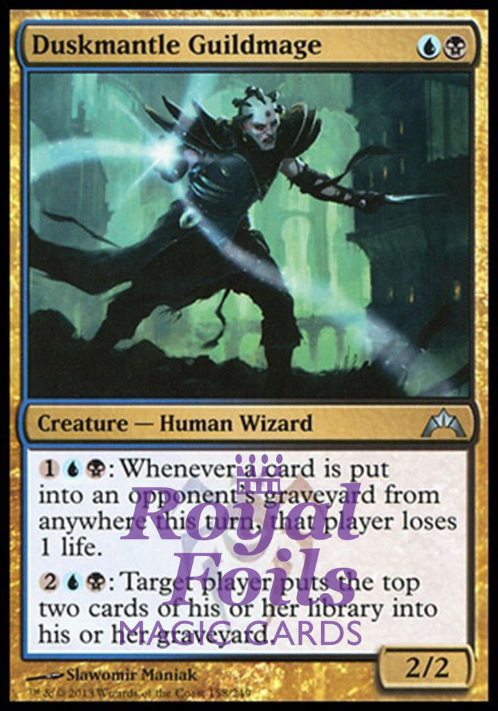 Duskmantle Guildmage 1x FOIL GTC MTG Gatecrash Uncommon NM blue black Duskmantle Guildmage 1x FOIL GTC MTG Gatecrash Uncommon NM blue black
