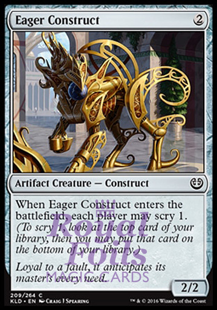 Eager Construct 4x FOIL KLD MTG Kaladesh Common MINT artifact Eager Construct 4x FOIL KLD MTG Kaladesh Common MINT artifact