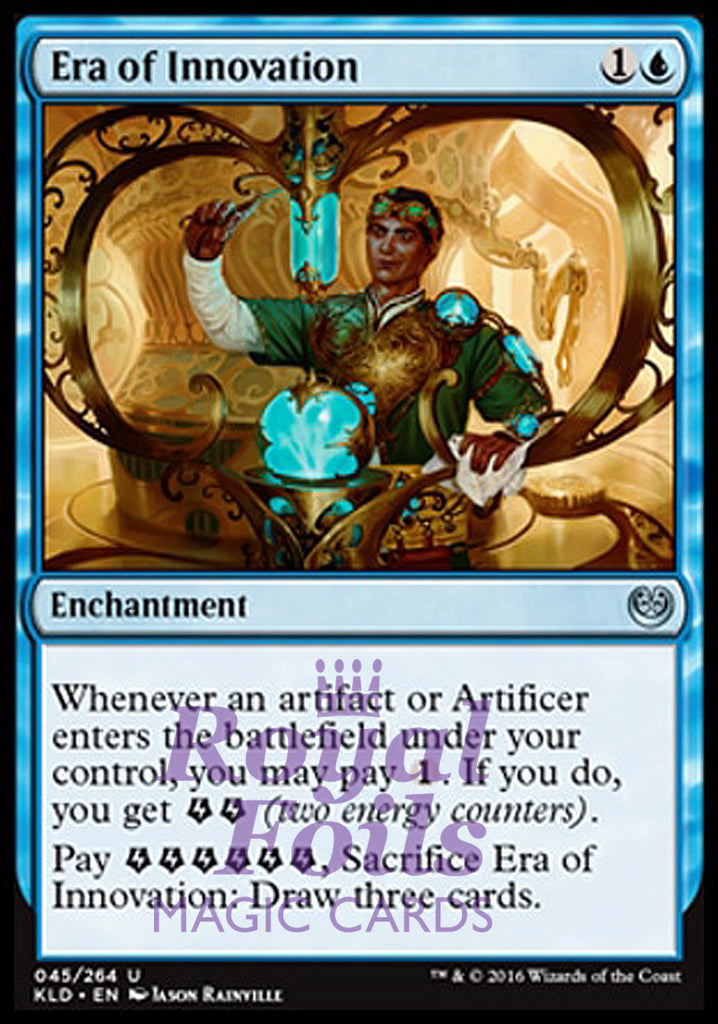Era of Innovation 4x FOIL KLD MTG Kaladesh Uncommon 2 MINT 2 NM blue Era of Innovation 4x FOIL KLD MTG Kaladesh Uncommon 2 MINT 2 NM blue