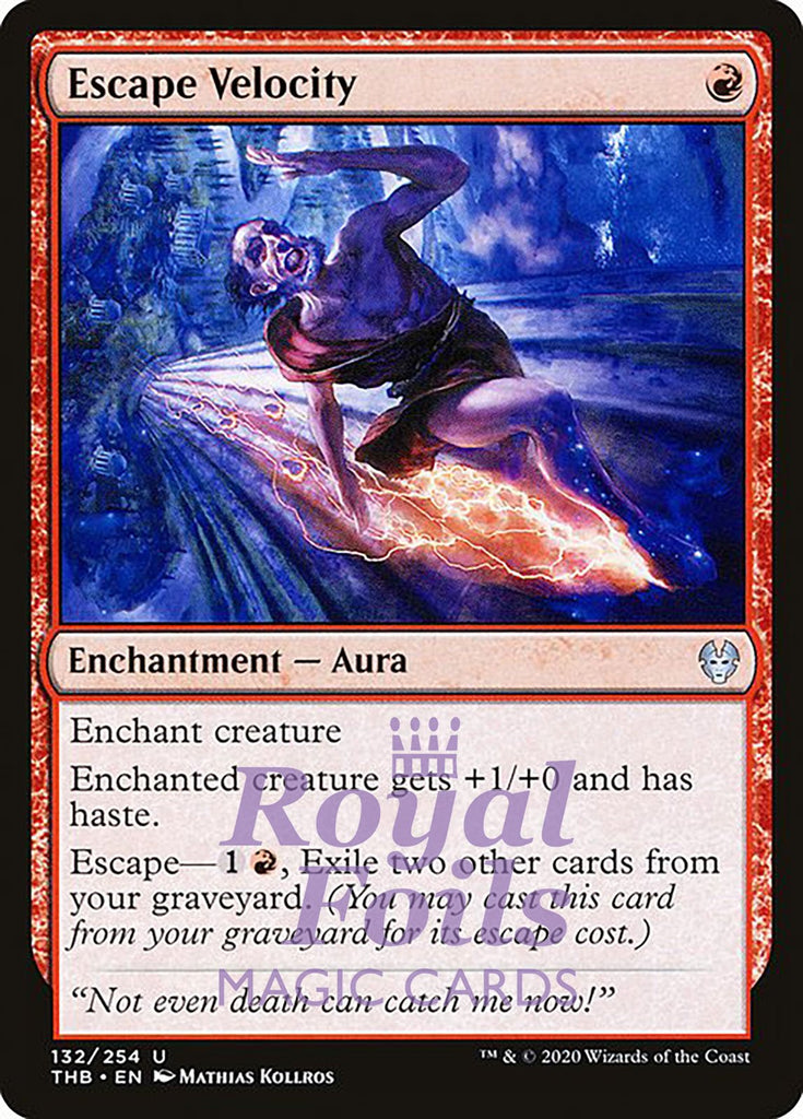 Escape Velocity 4x FOIL THB MTG Theros Beyond Death Uncommon MINT red Escape Velocity 4x FOIL THB MTG Theros Beyond Death Uncommon MINT red