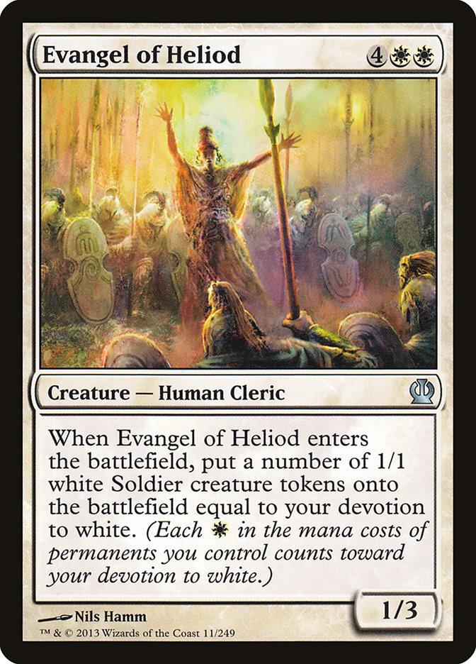 Evangel of Heliod 1x FOIL THS MTG Theros Uncommon MINT white Evangel of Heliod 1x FOIL THS MTG Theros Uncommon MINT white