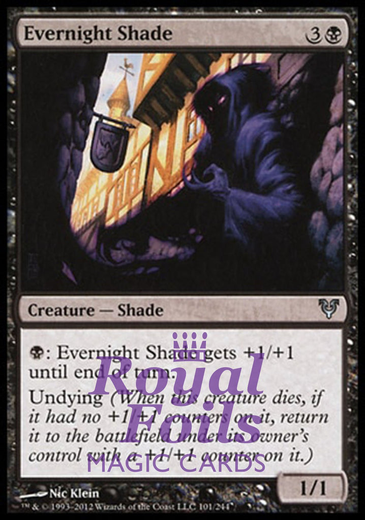 Evernight Shade 2x FOIL AVR MTG Avacyn Restored Uncommon 1 NM 1 VF black Evernight Shade 2x FOIL AVR MTG Avacyn Restored Uncommon 1 NM 1 VF black